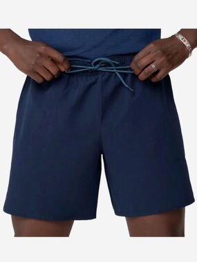Allbirds Men’s Natural Run Lightweight Short Navy - Size X-Large